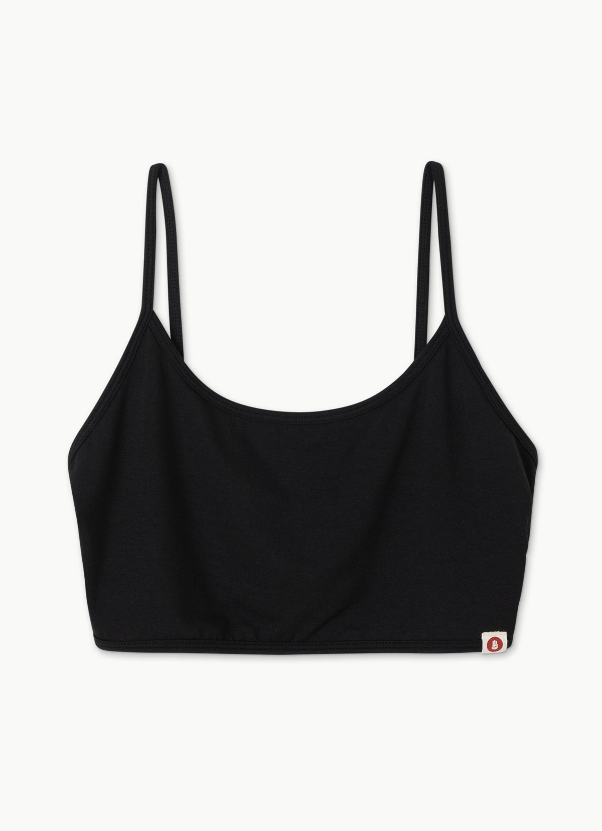 Double hole bra top_Black