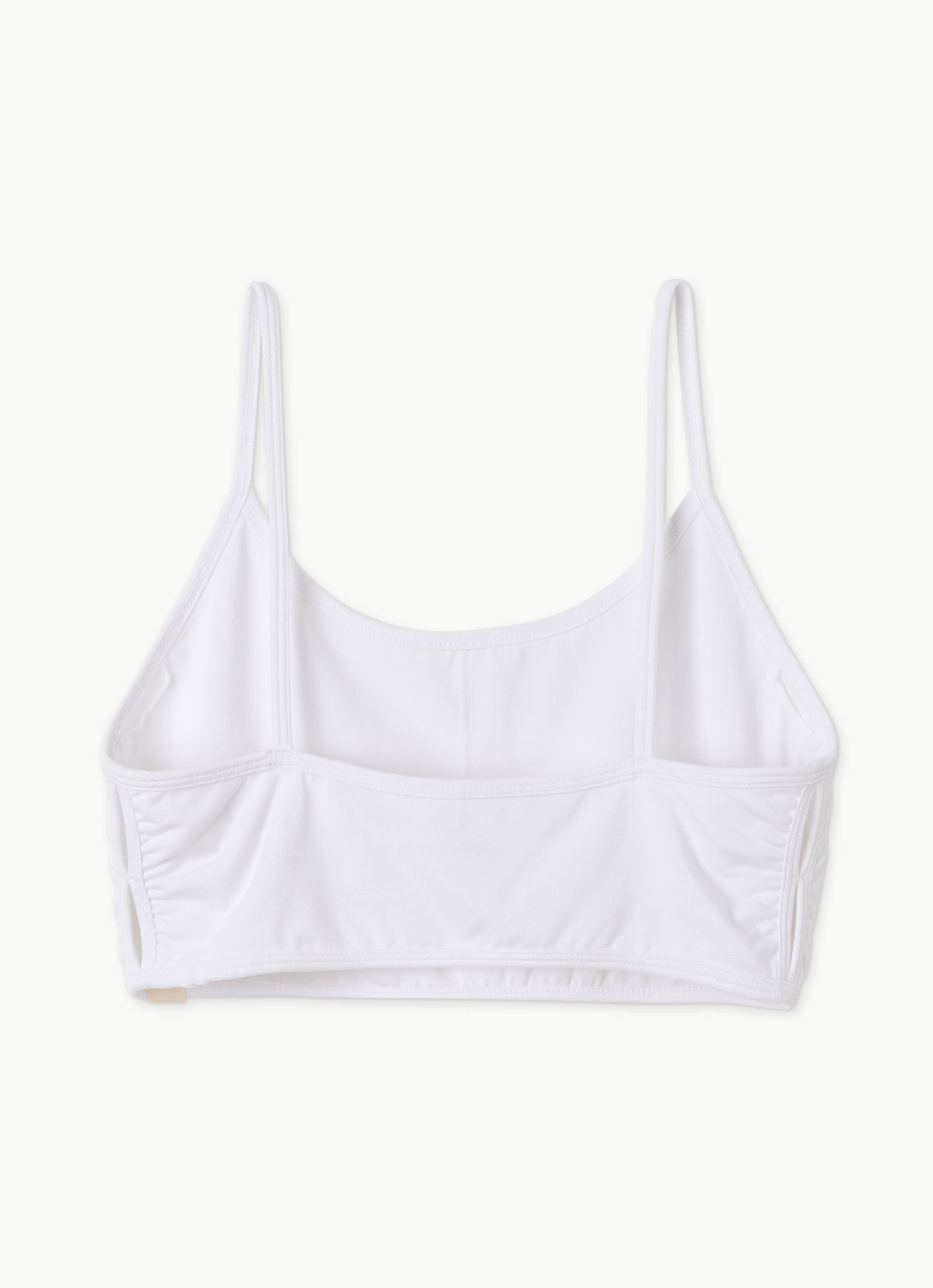 Double hole bra top_White