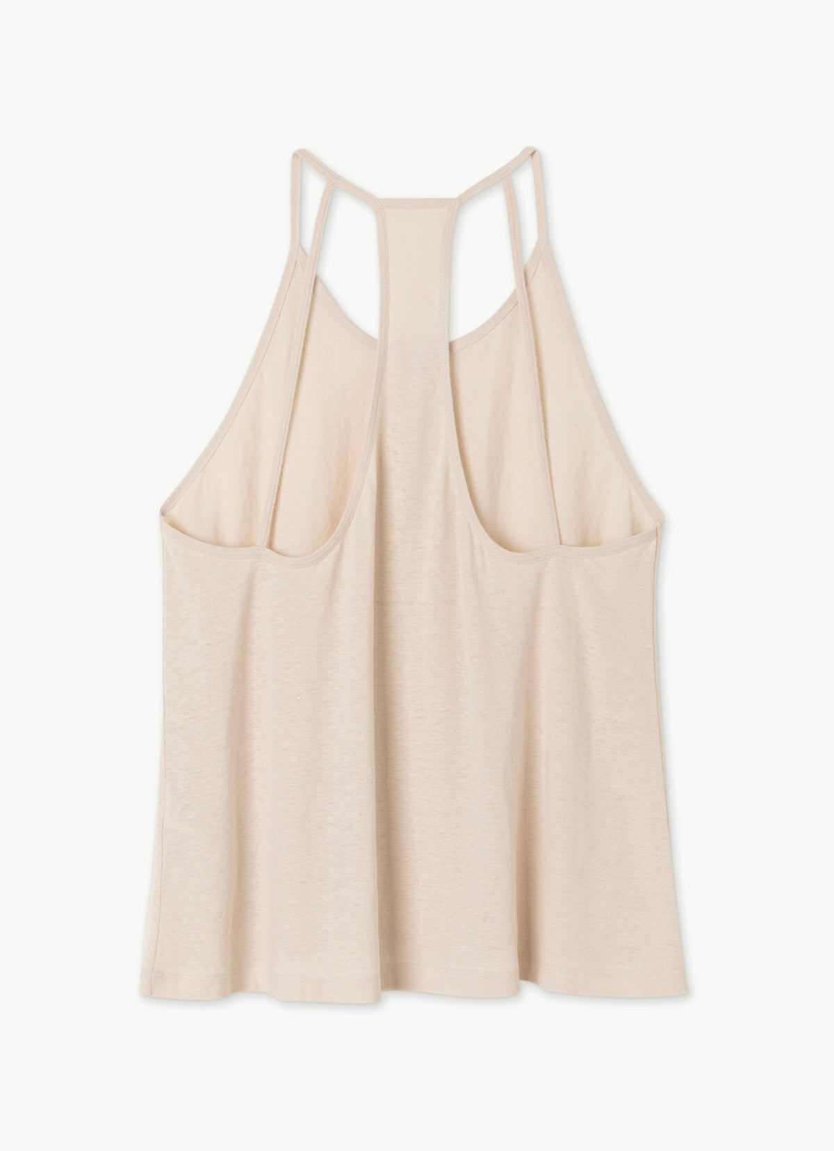 Linen strap sleeveless_Beige