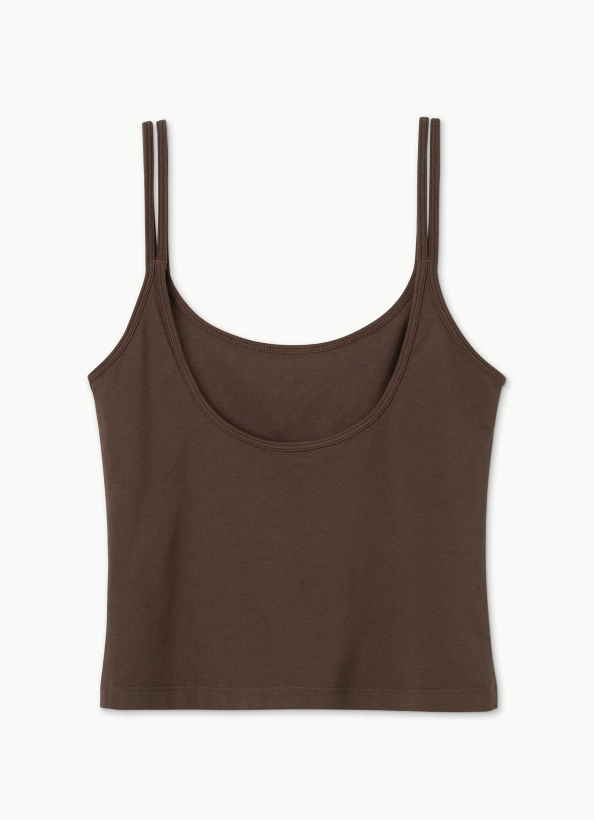 Dua tank top_dyed_Cocoa