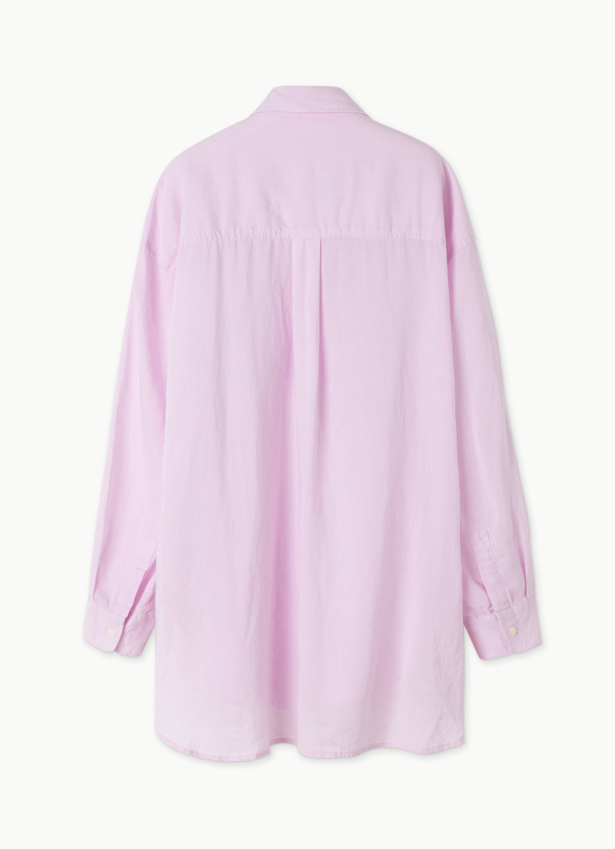 Linen oversized button up shirts #2_Lavender