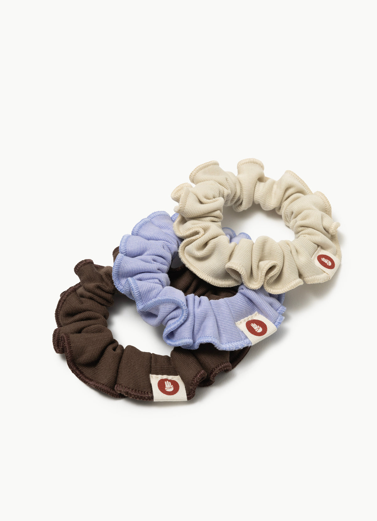 Budhimudra Hair Scrunchie_Lavender Multi