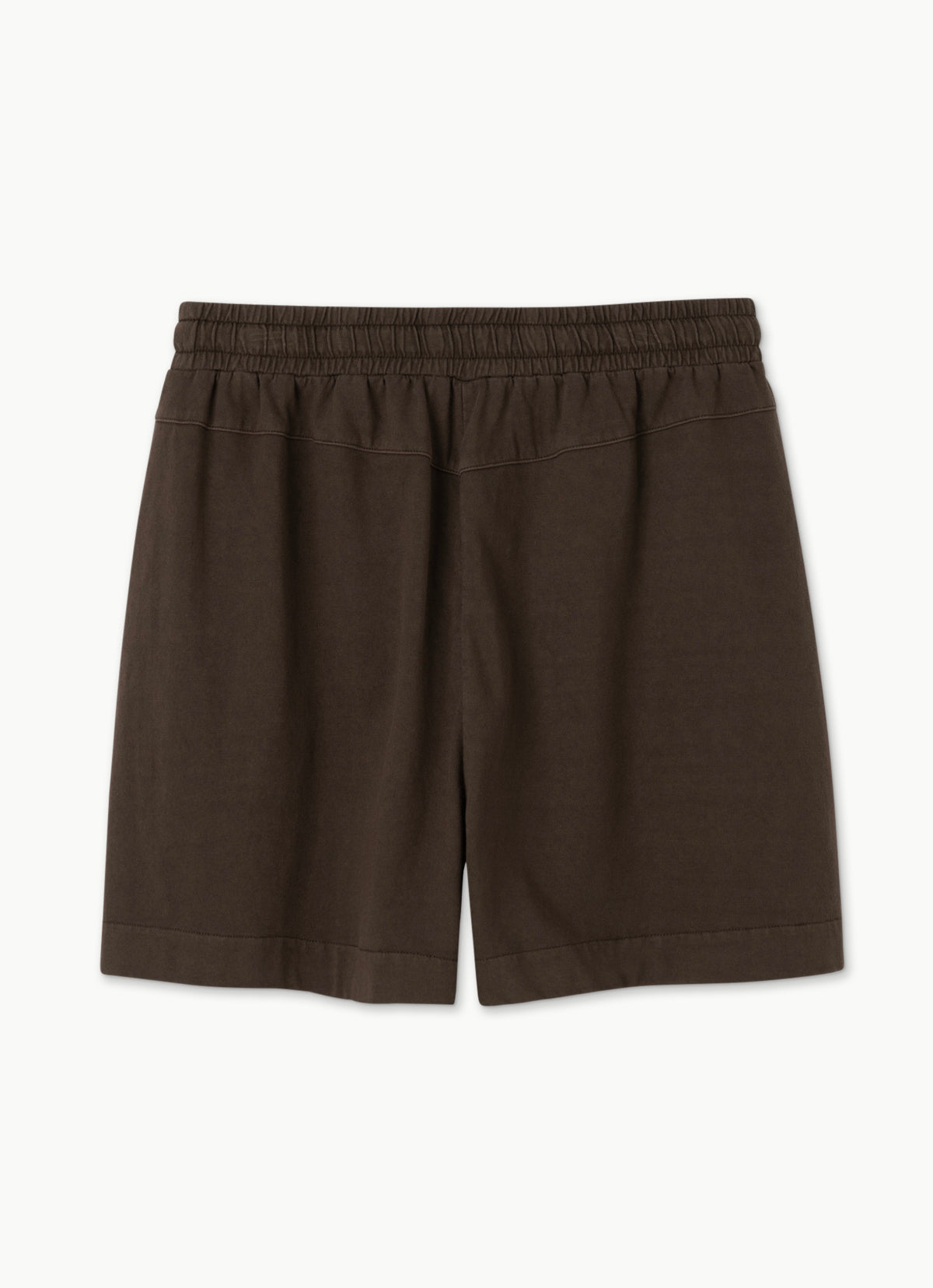 One tuck panelled shorts (Unisex)_Cocoa