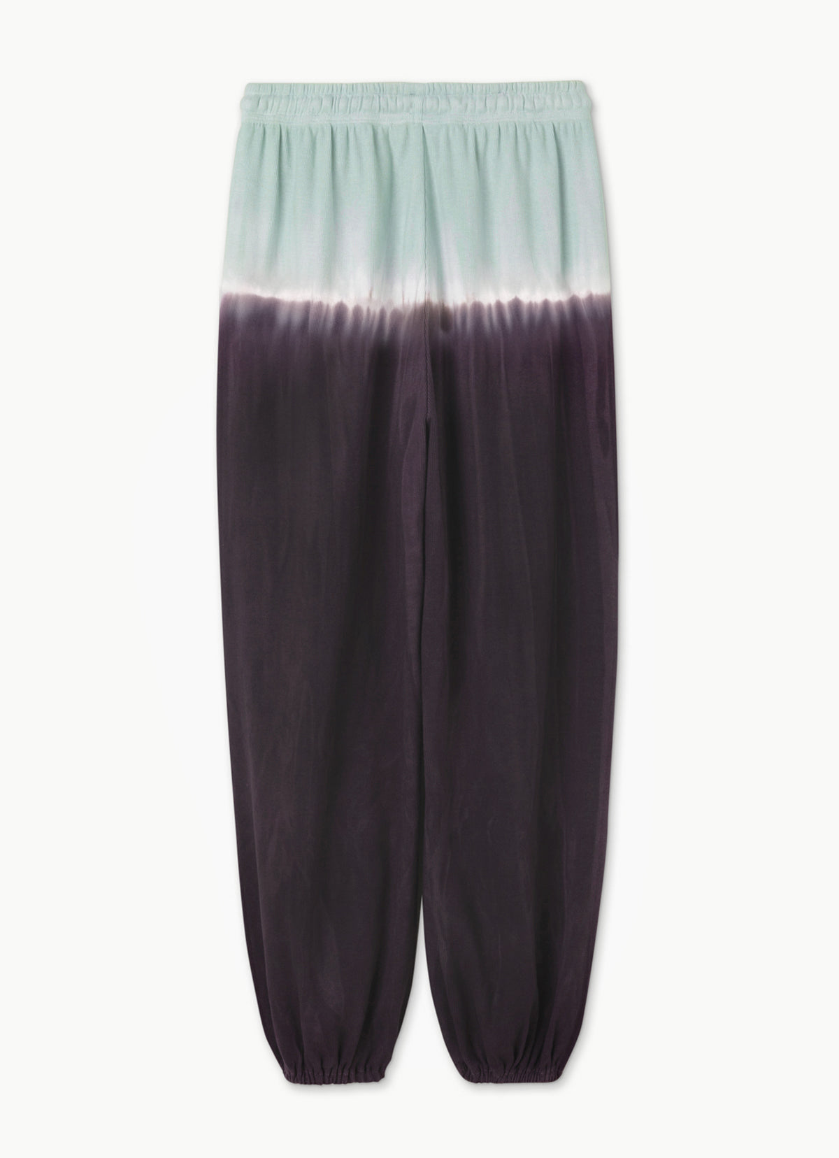 Rib jogger pants #1_dyed_Purple Multi