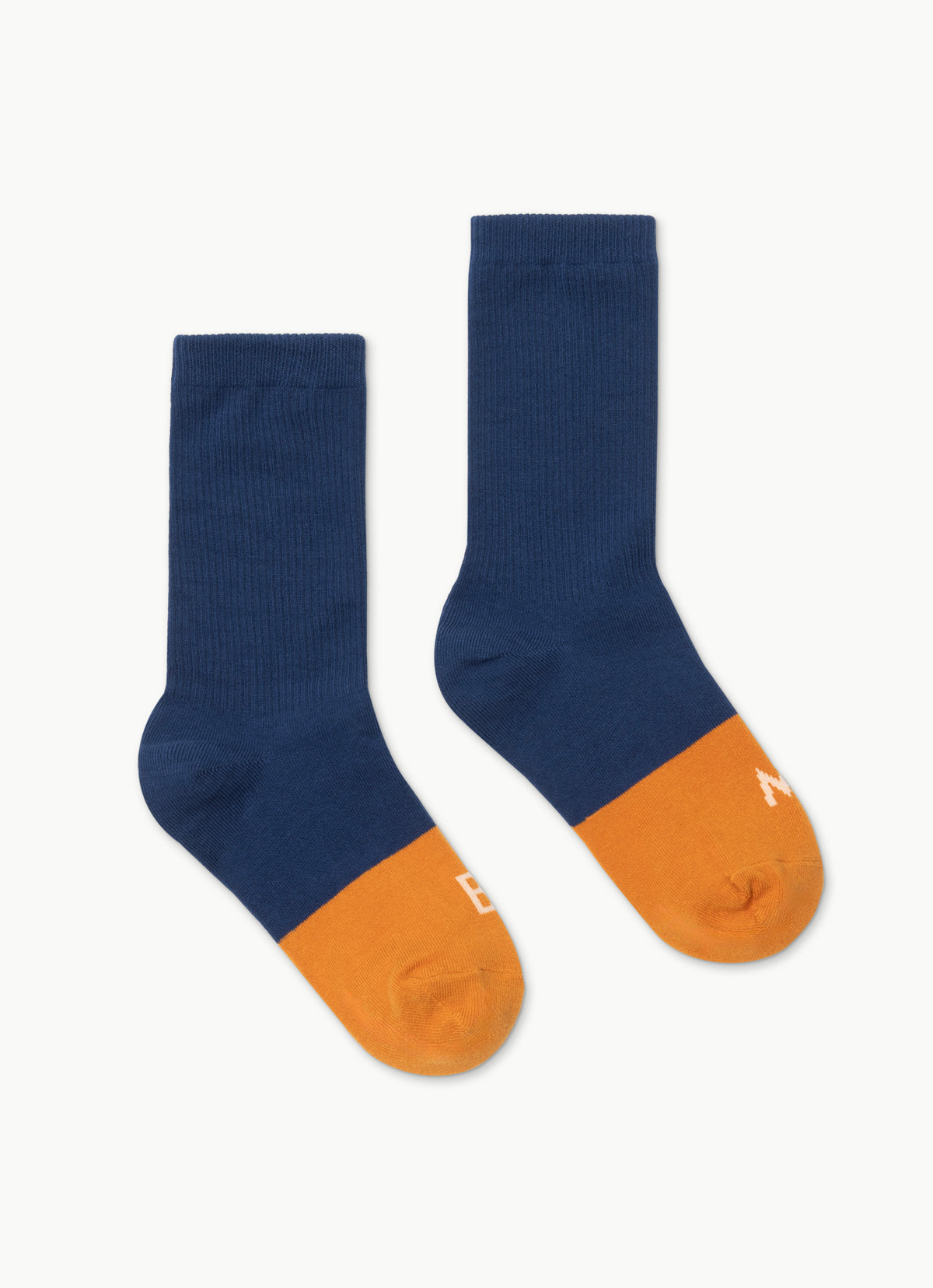 Two-tone ankle socks_Blue Multi