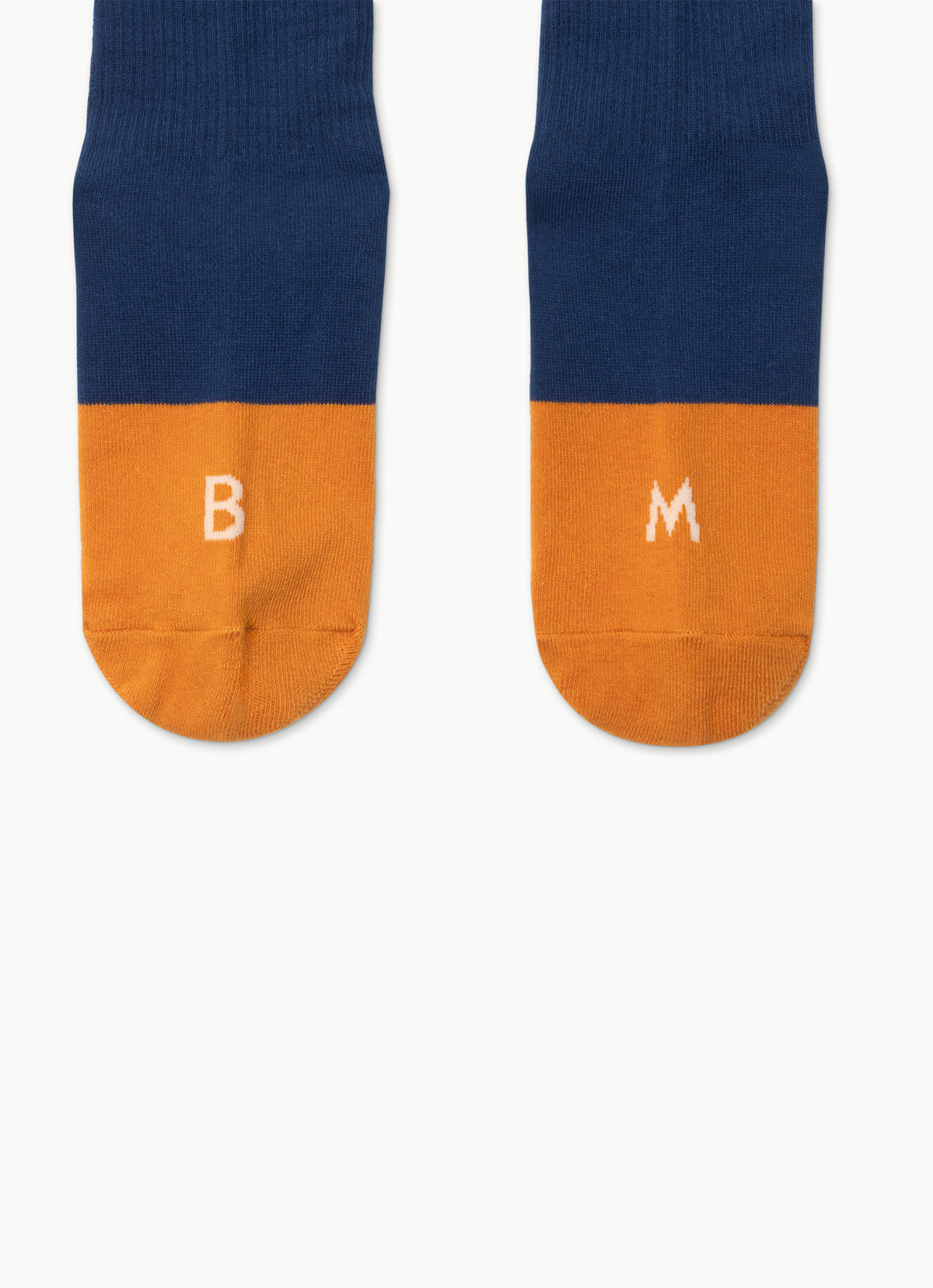 Two-tone ankle socks_Blue Multi