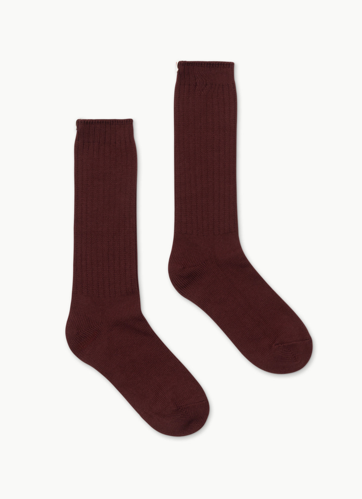 BM loose socks_Burgundy