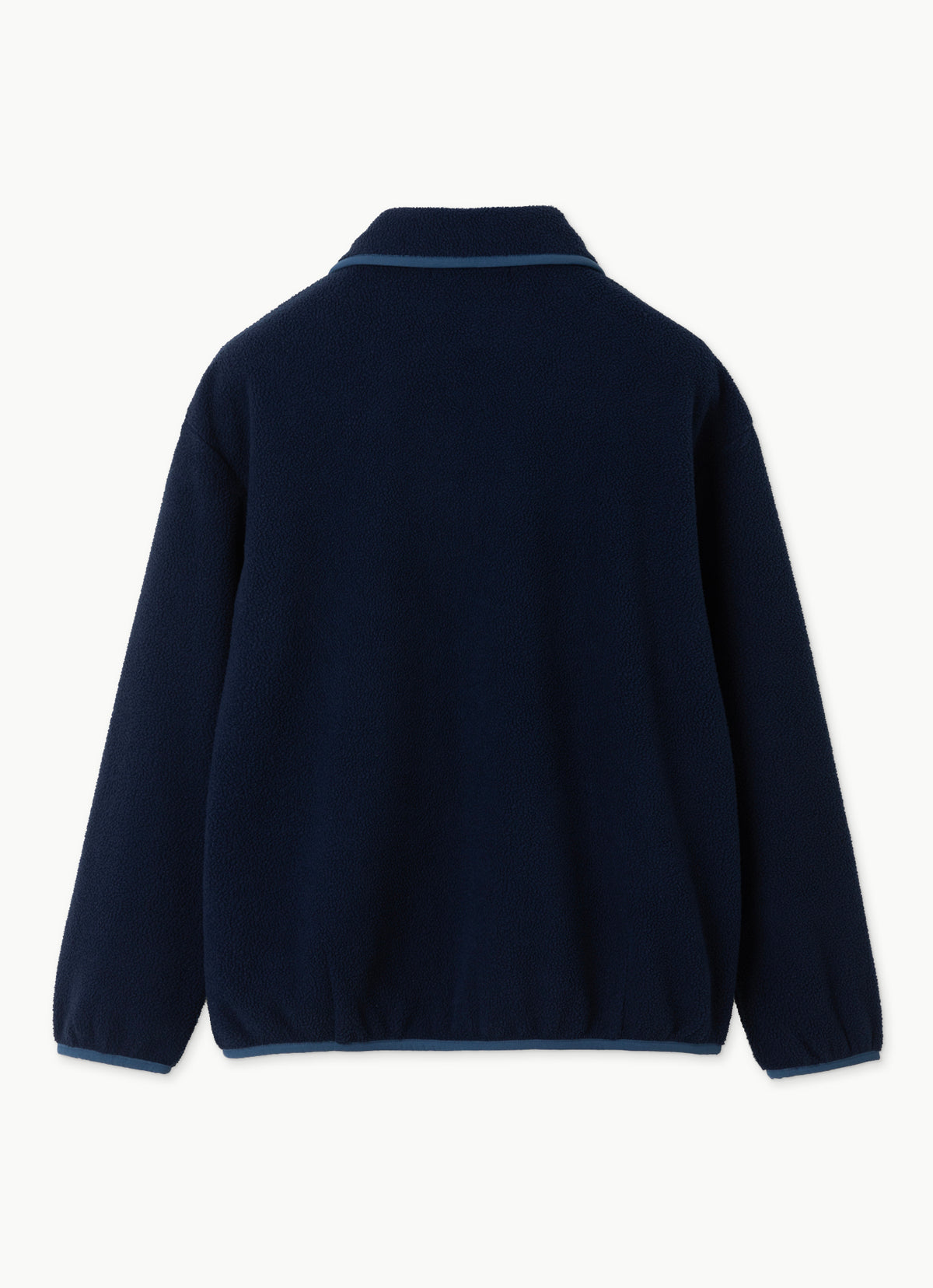 Bind fleece jacket (Unisex)_Navy