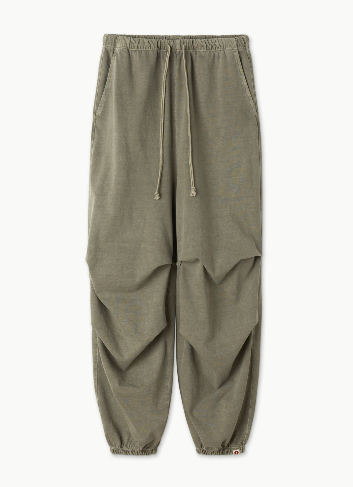 Double tuck pants (Unisex)_Grey Khaki