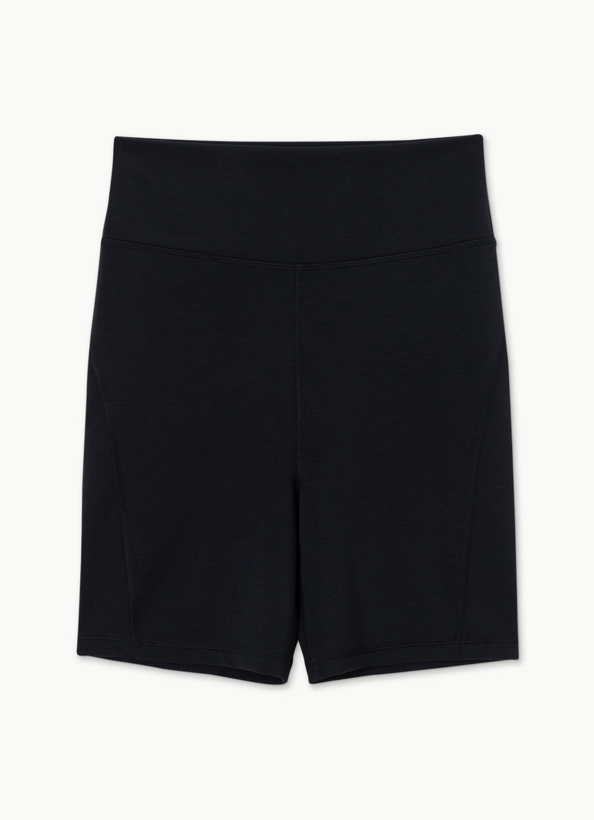 Swirl biker shorts_Black