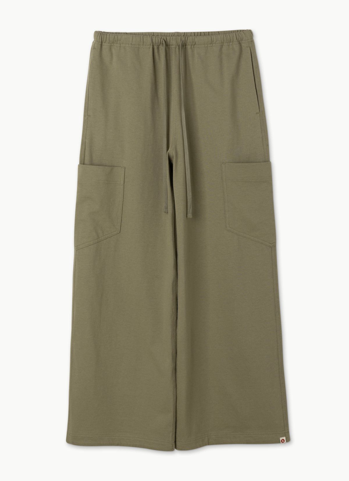 Out pocket wide pants_Khaki