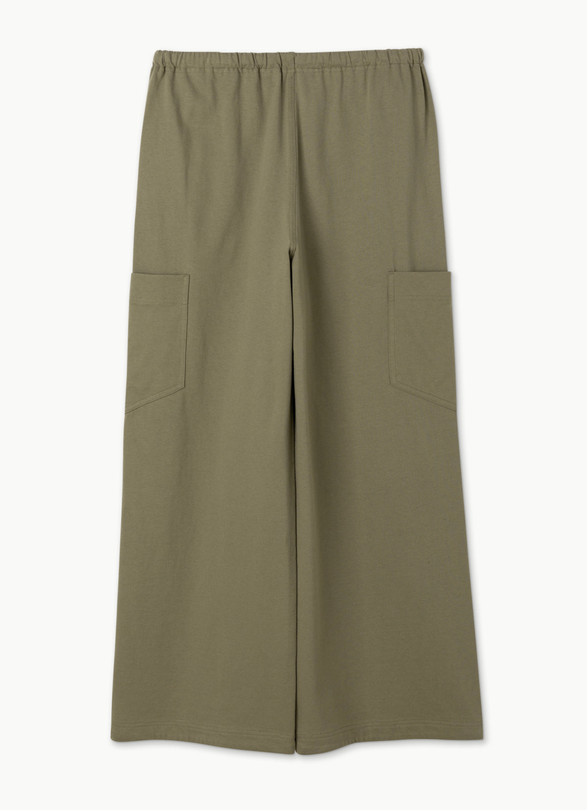 Out pocket wide pants_Khaki