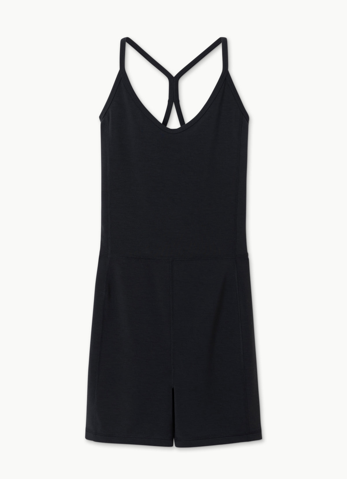 Y short jumpsuit_Black