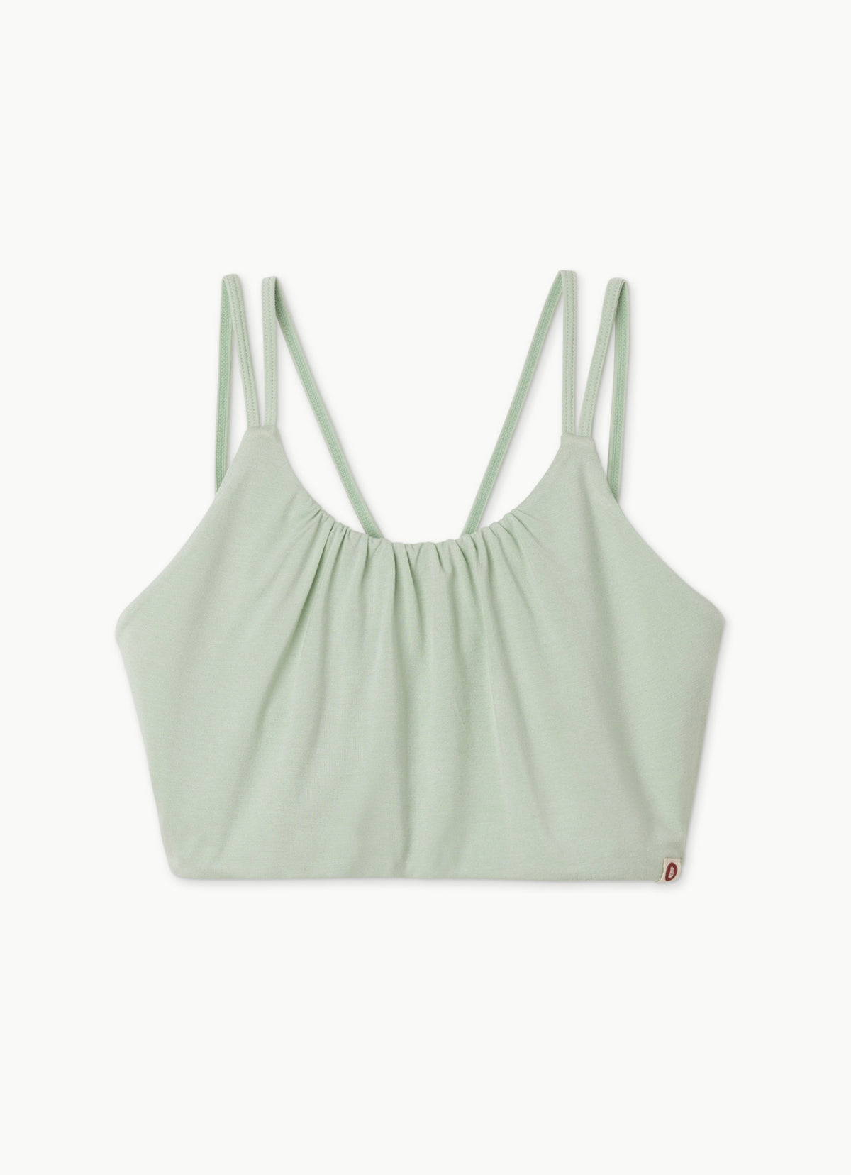 Double shirring bra top_Sea Foam