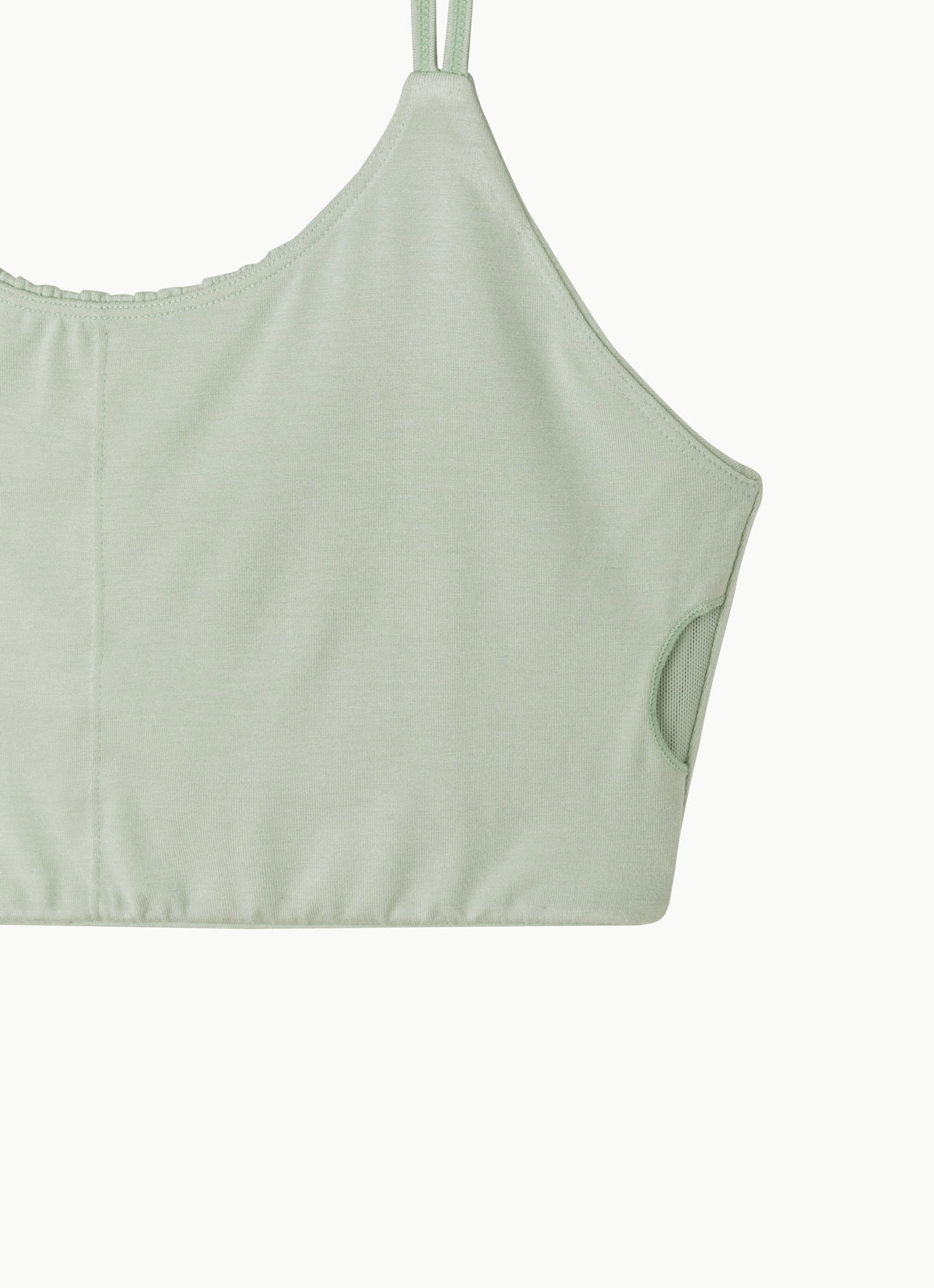 Double shirring bra top_Sea Foam