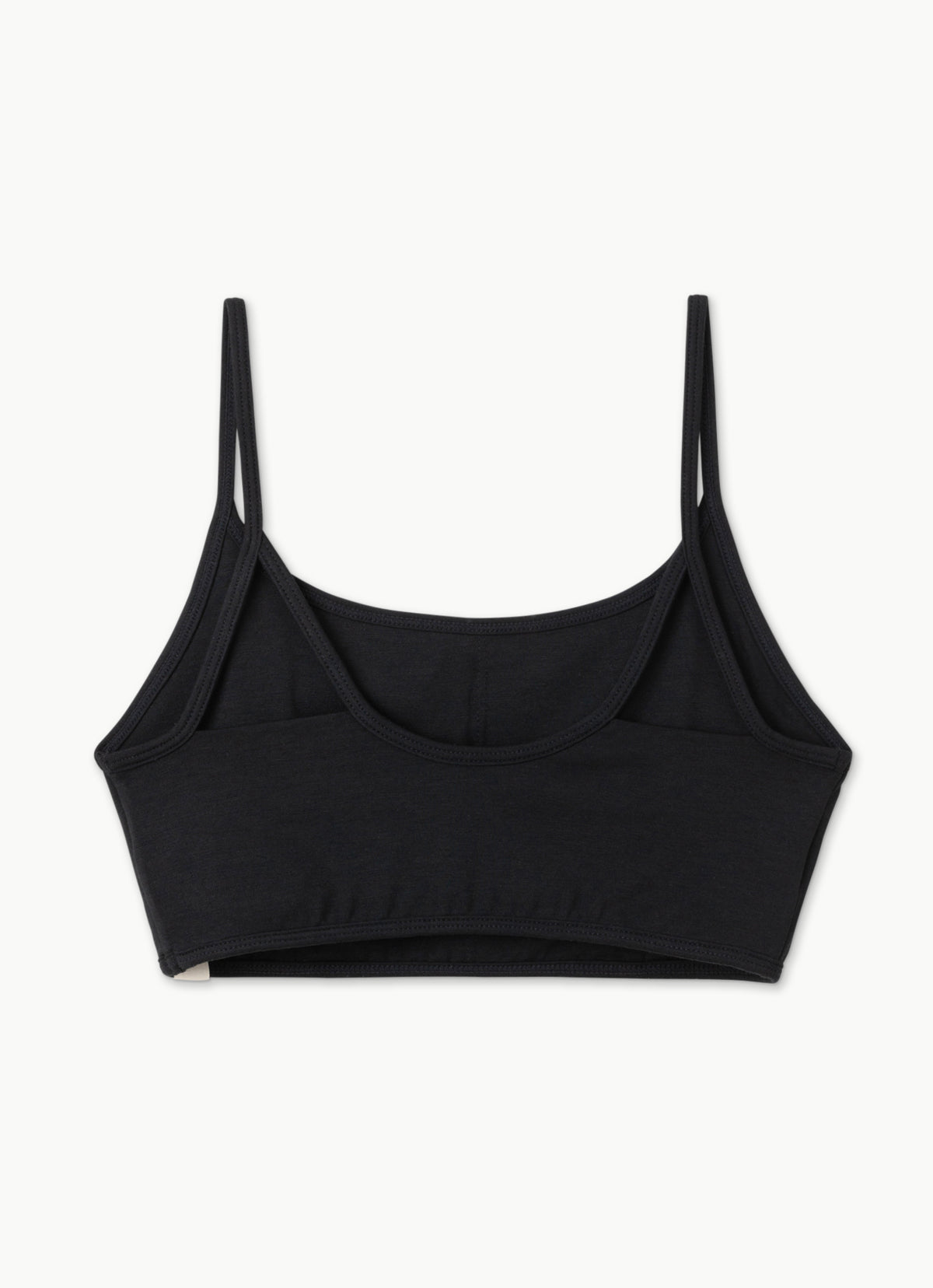 Tri hole bra top_Black