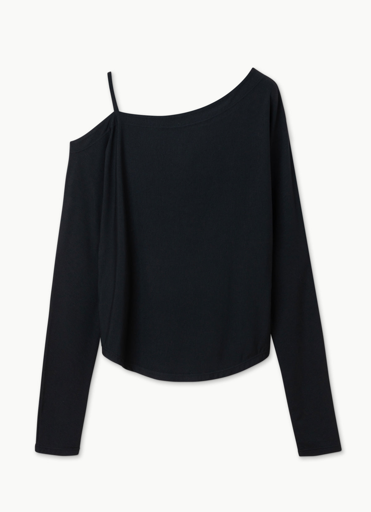 Offshoulder long sleeve_Black