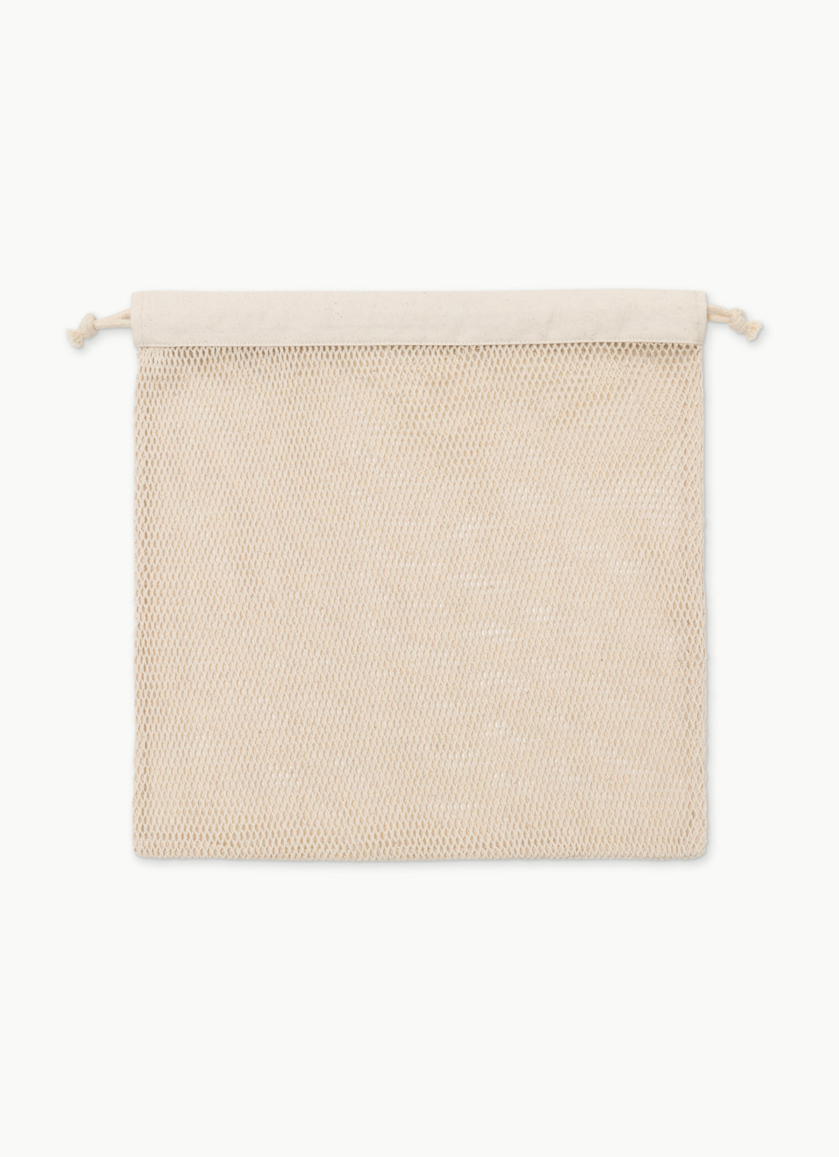 BM mesh pouch_Ivory