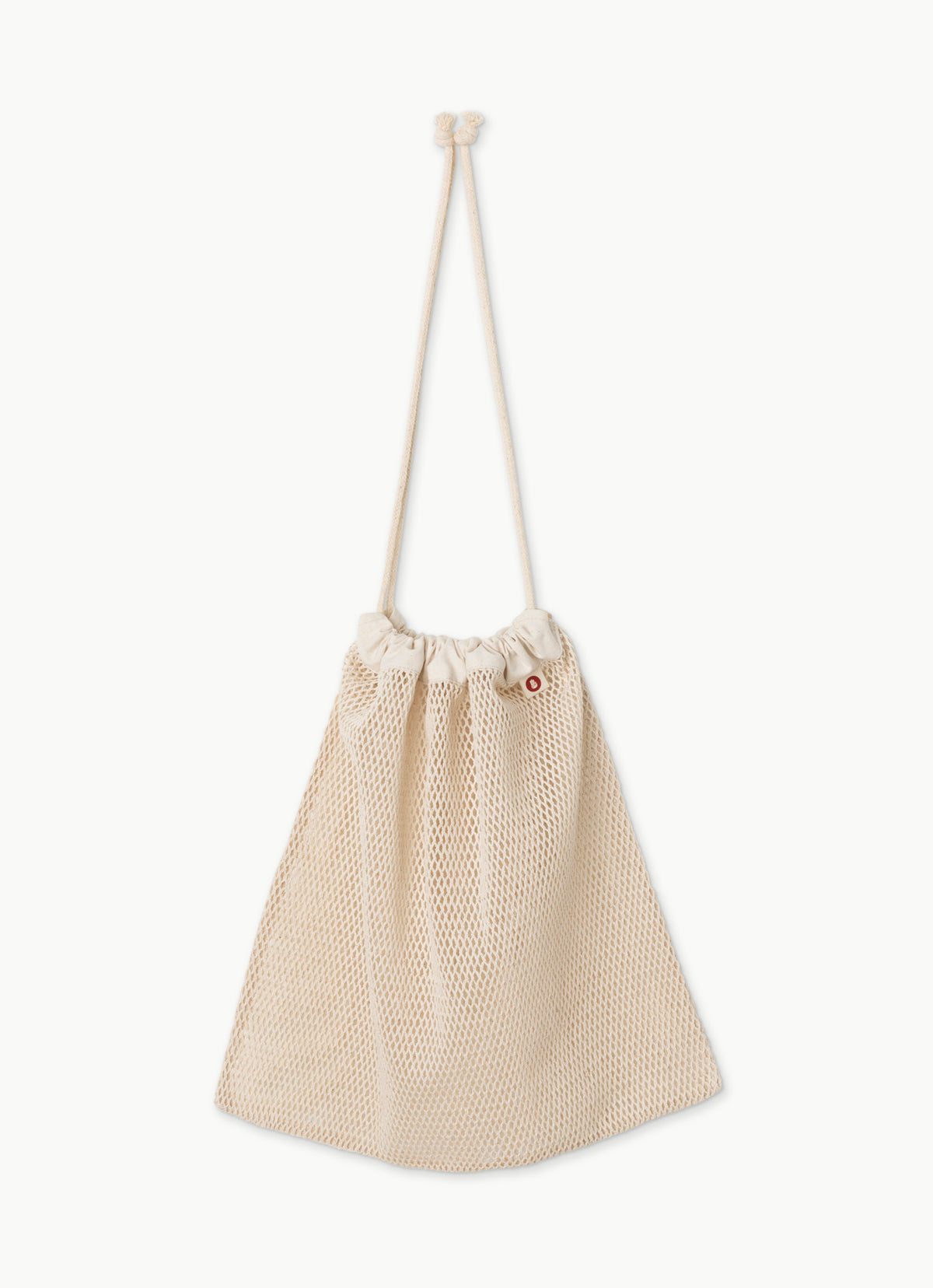 BM mesh pouch_Ivory