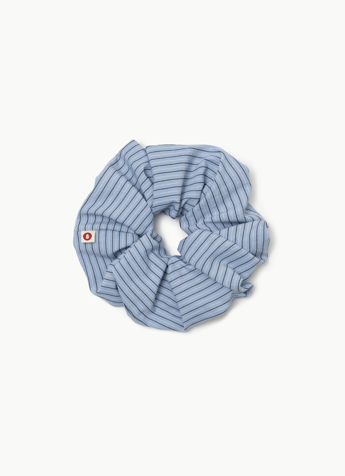 BM Wide scrunchie_Blue Multi