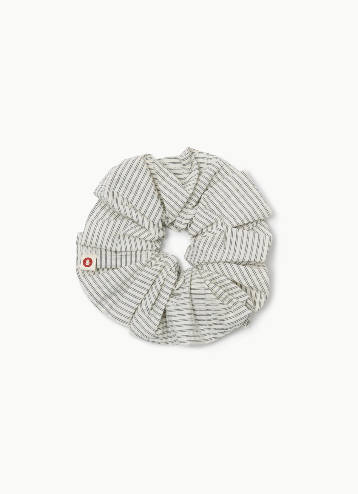 BM Wide scrunchie_Ivory Multi