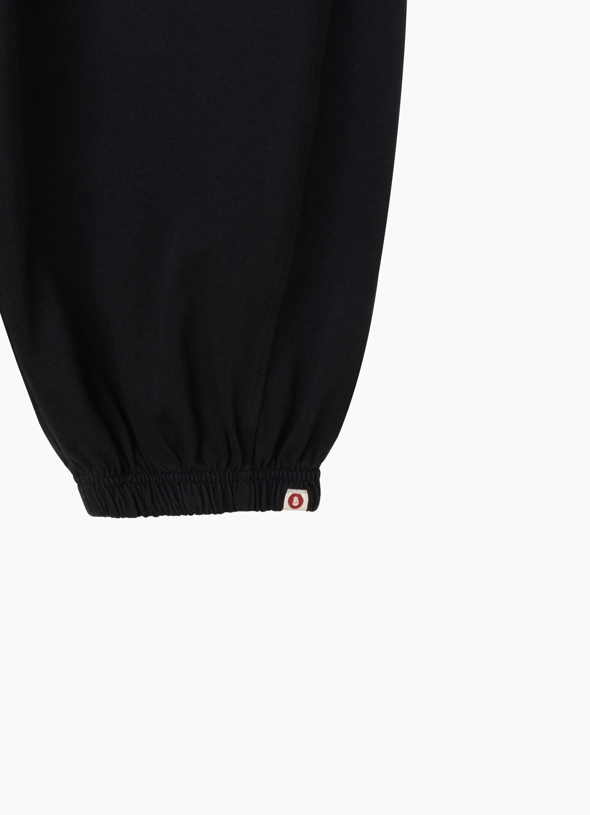 Diagonal jogger pants (Unisex)_Black