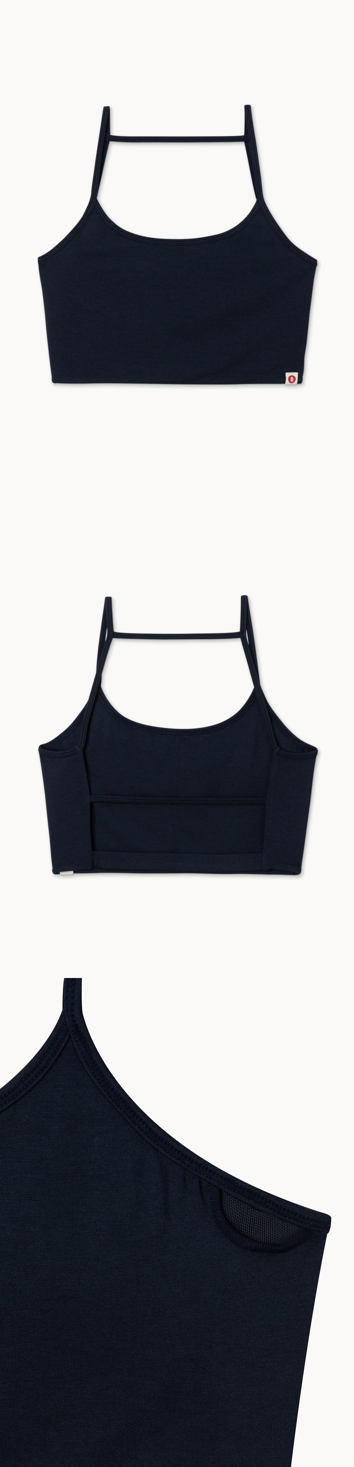 String trio bra top #2_Dark Sapphire