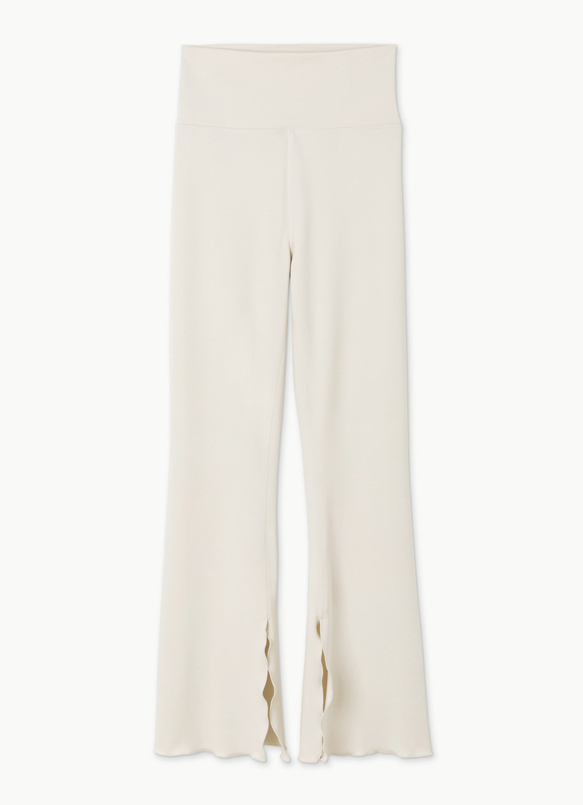 Flap-over slit pants_Turtledove