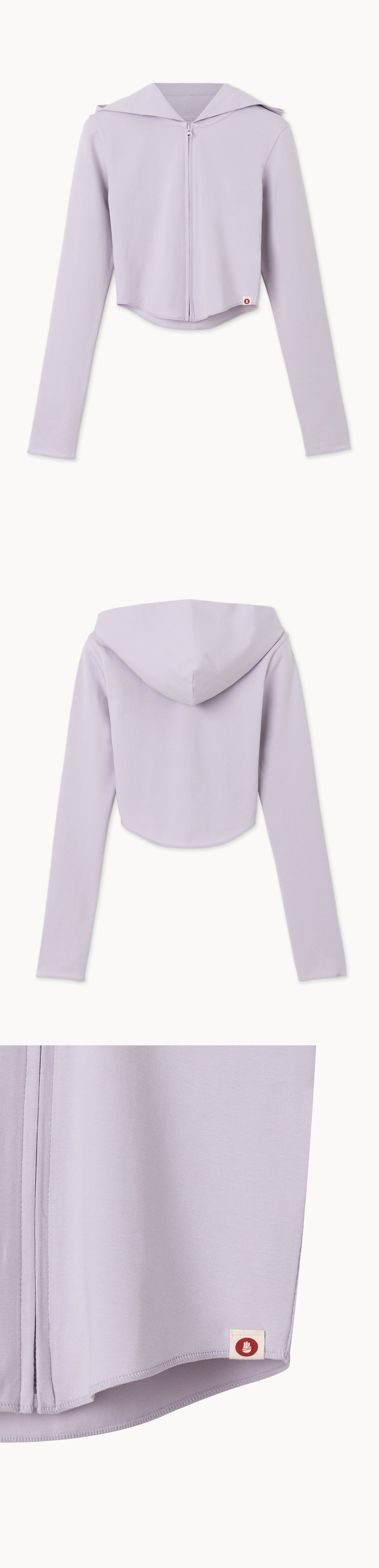 Fortune zip-up_Misty Lilac