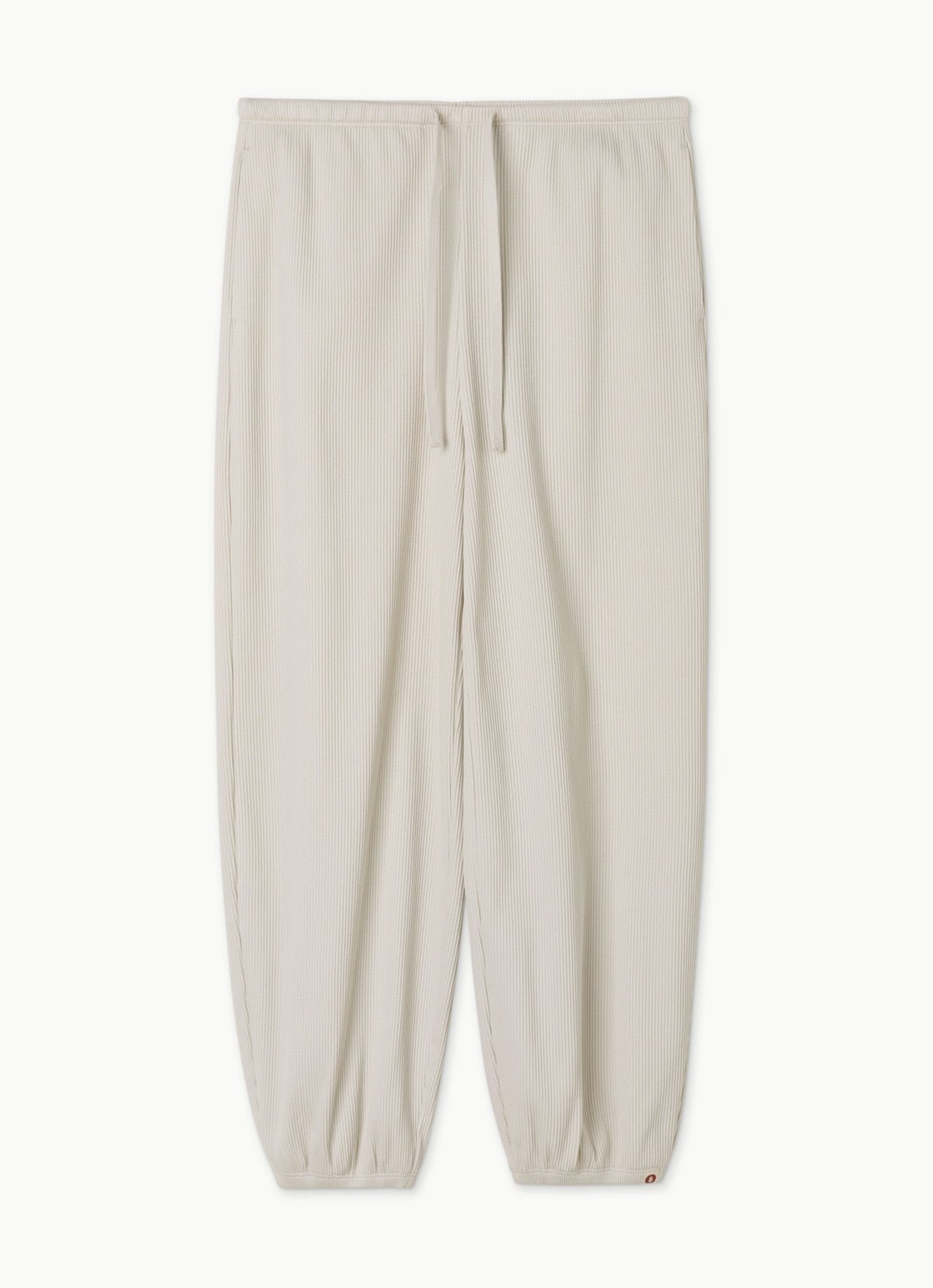 Rib jogger pants #3 (Warm ver.)_Silver Birch