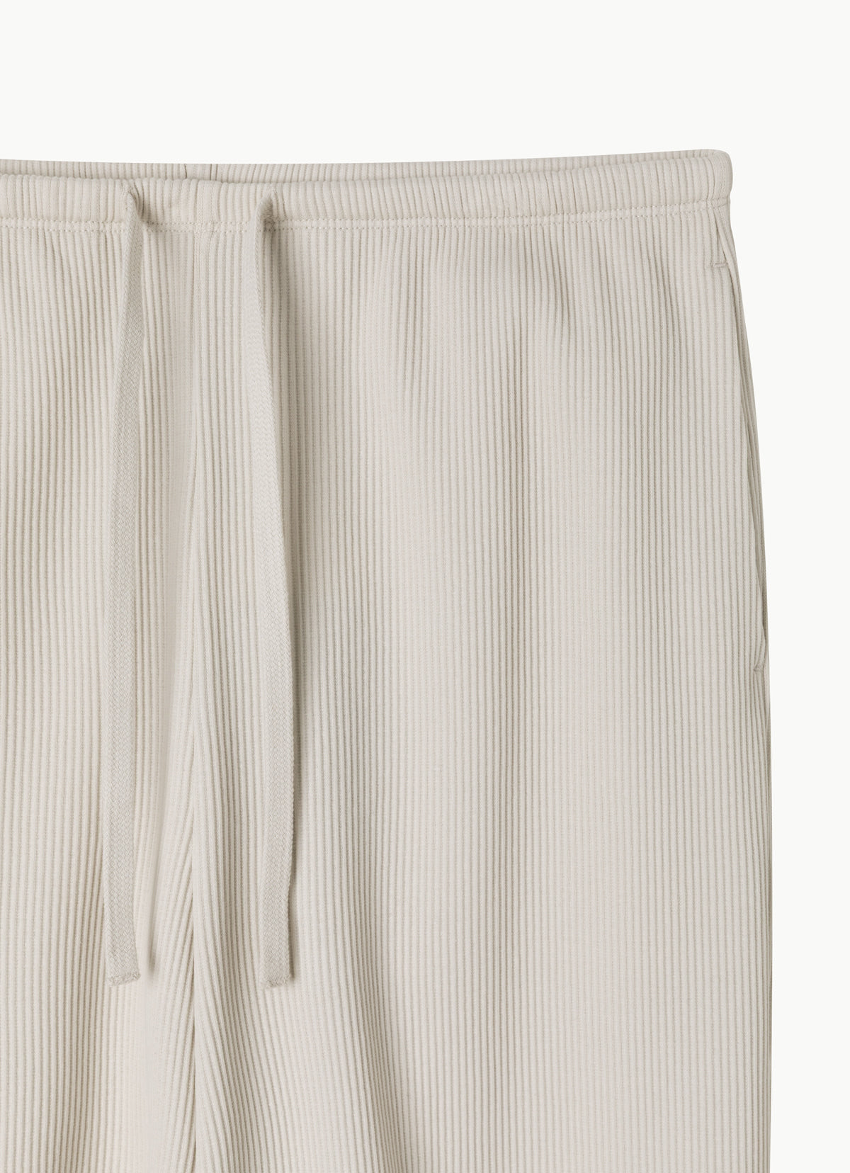 Rib jogger pants #3 (Warm ver.)_Silver Birch