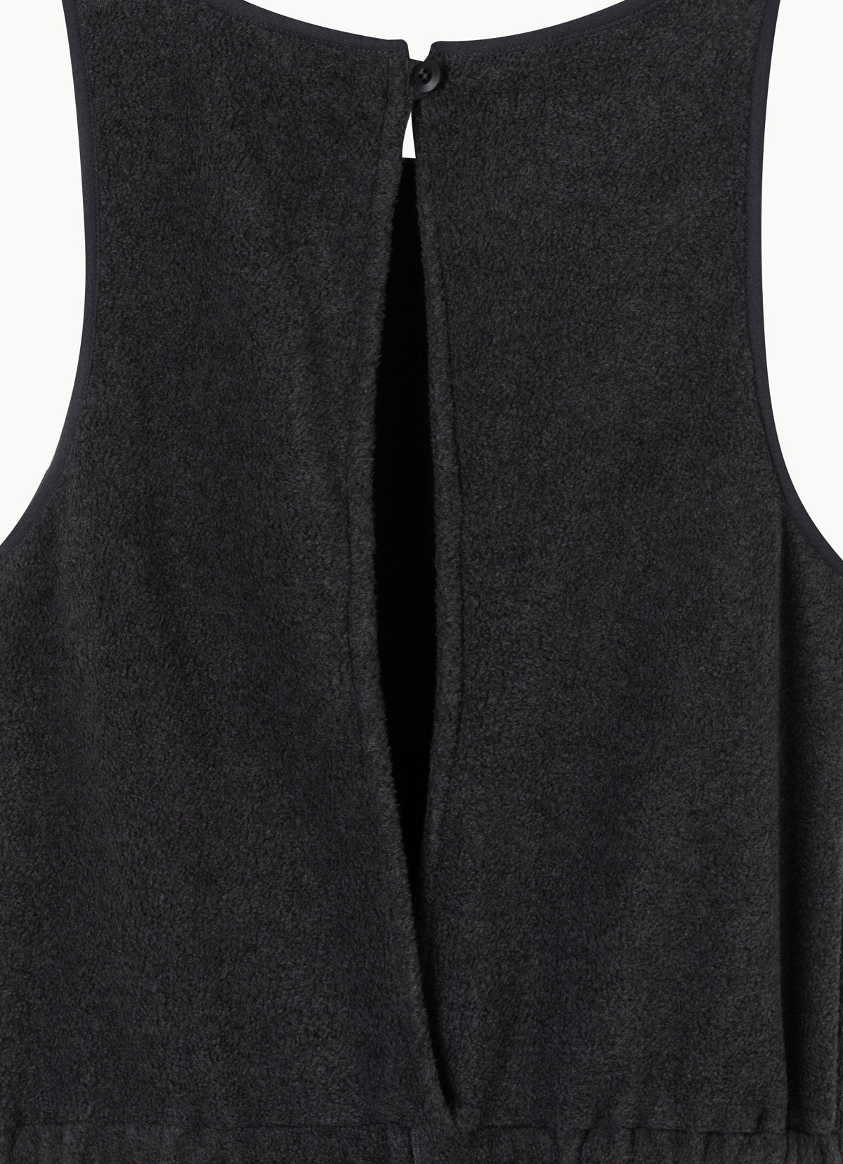 Fleece overalls_Melange Grey