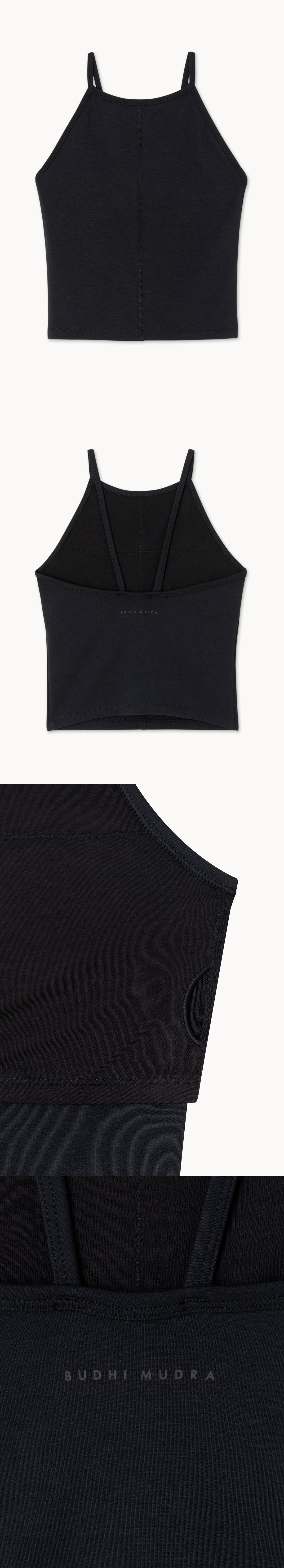 Compact tank top_Black