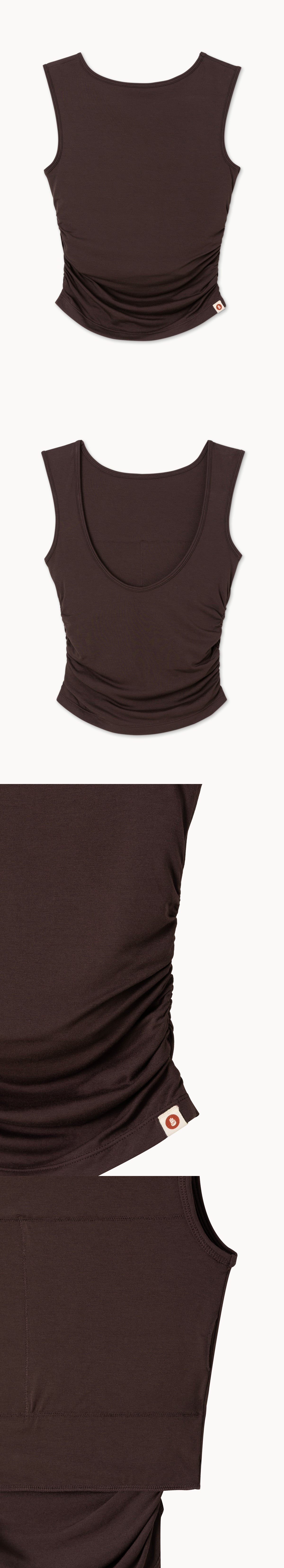 Bandha tank top_Chocolate Plum