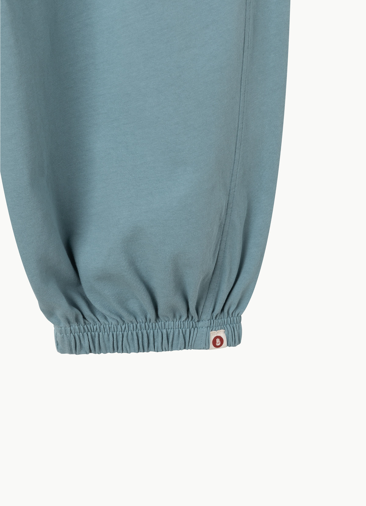 Diagonal jogger pants (Unisex)_Smoke Blue