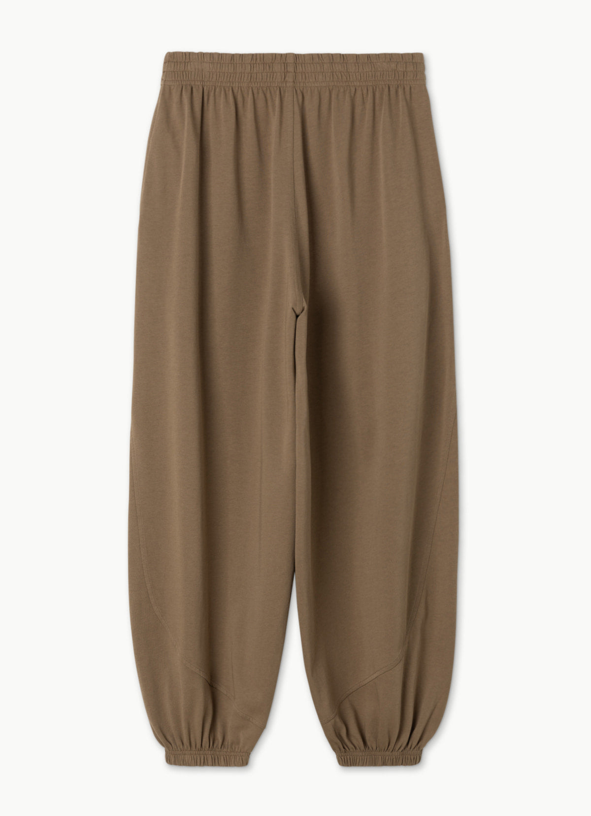 Diagonal jogger pants (Unisex)_Coca Mocha