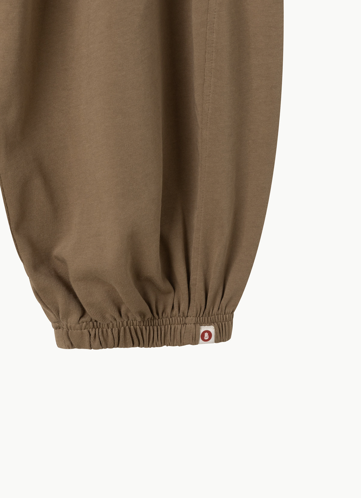 Diagonal jogger pants (Unisex)_Coca Mocha