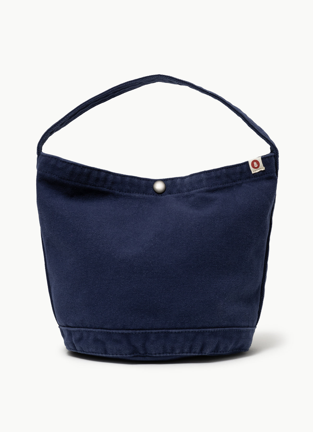 Round snap bag_Navy