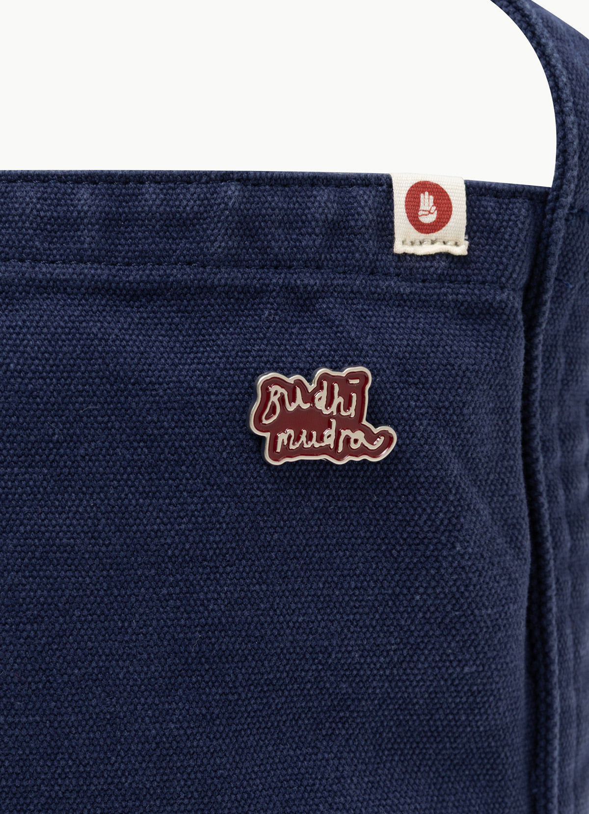 Round snap bag_Navy