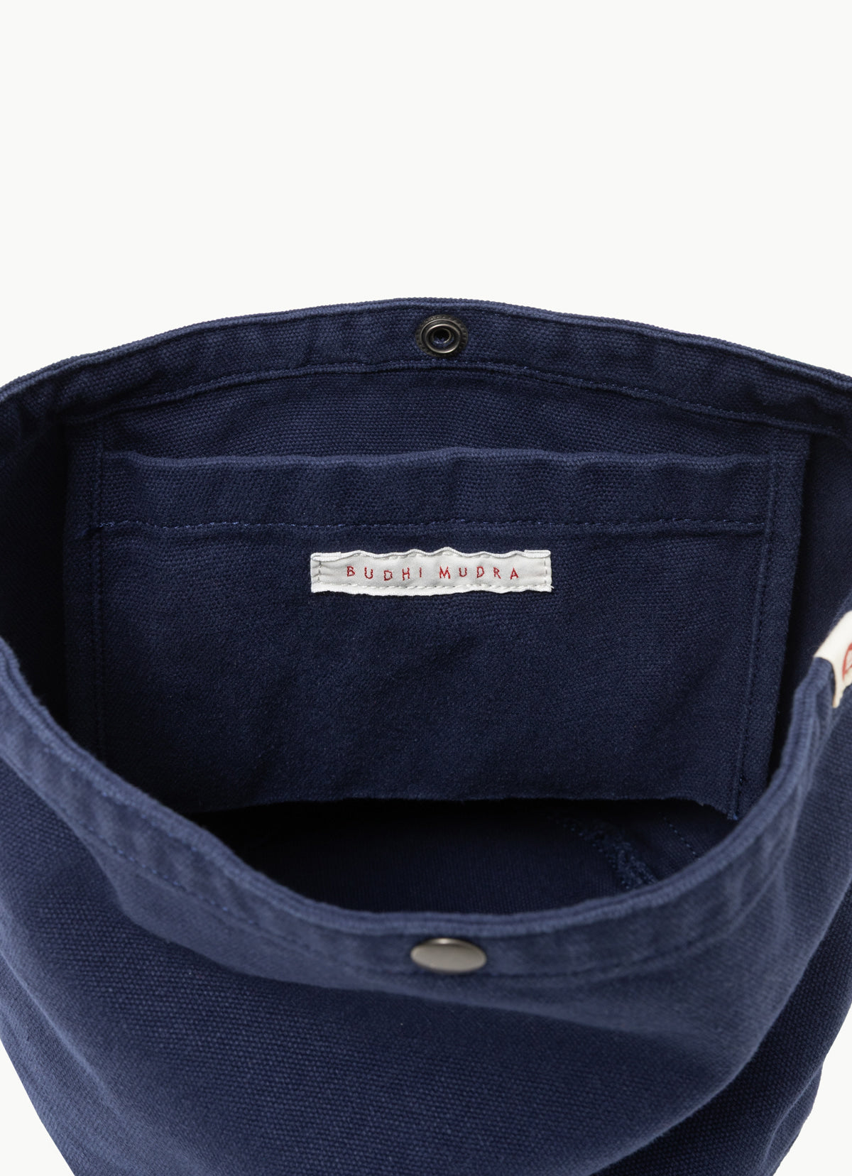 Round snap bag_Navy