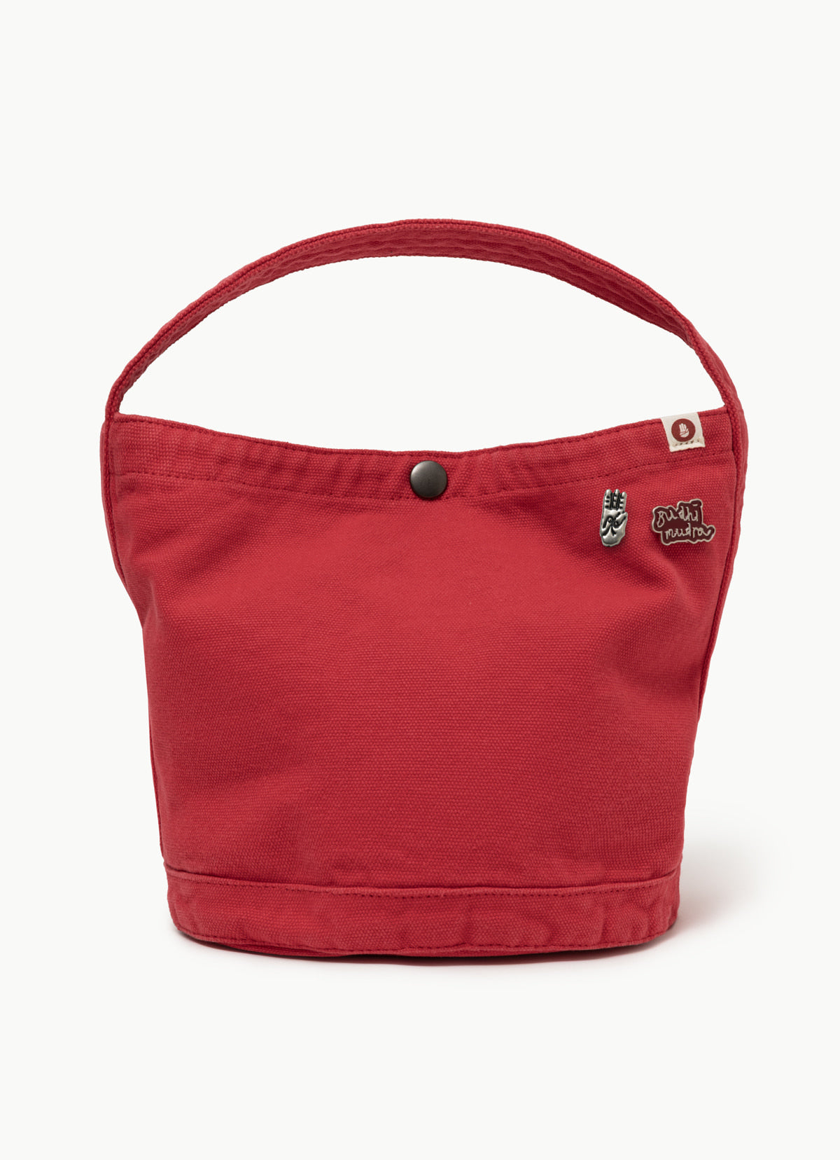 Round snap bag_Red