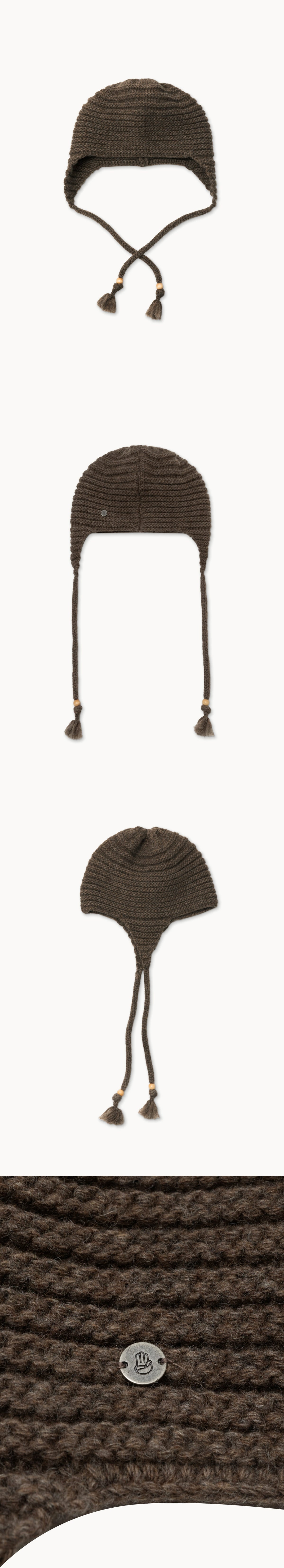 Chunky rib beanie_Chocolate Chip