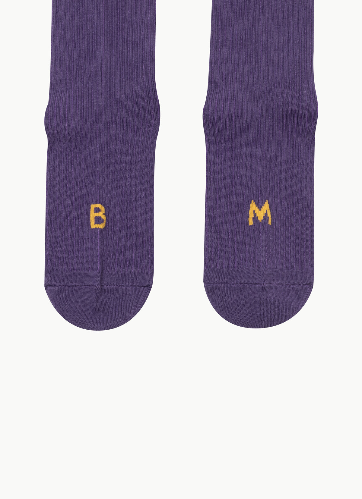 Rib ankle socks_Purple