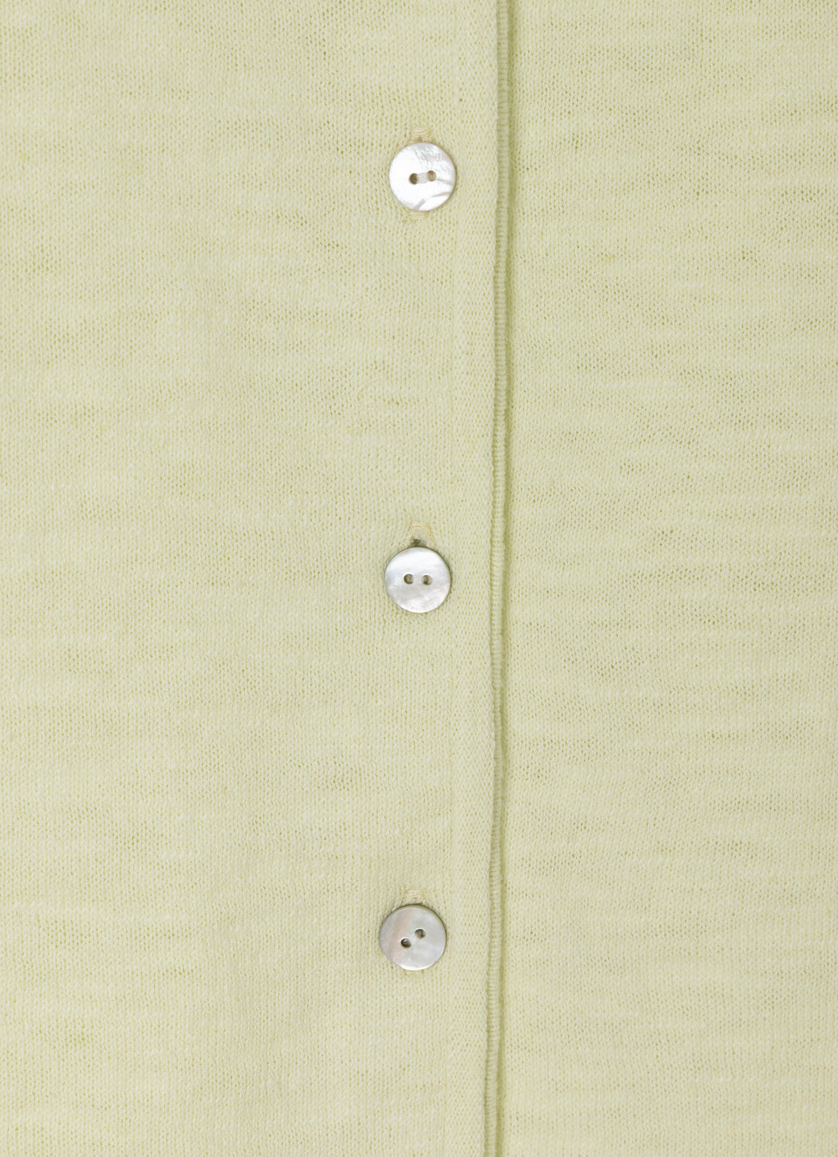Linen half cardigan_Seafoam Green