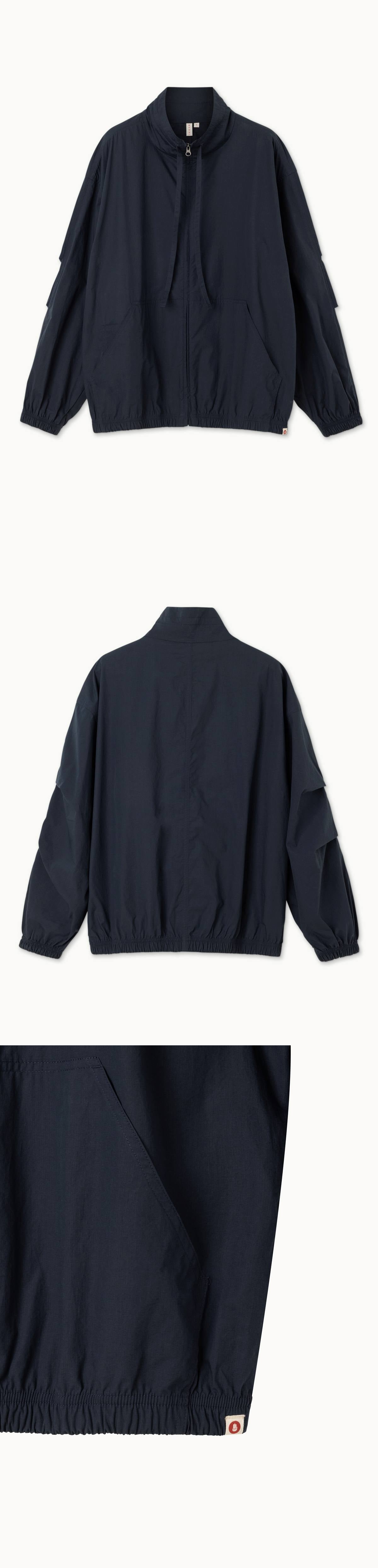 Kabocha zip-up_Navy