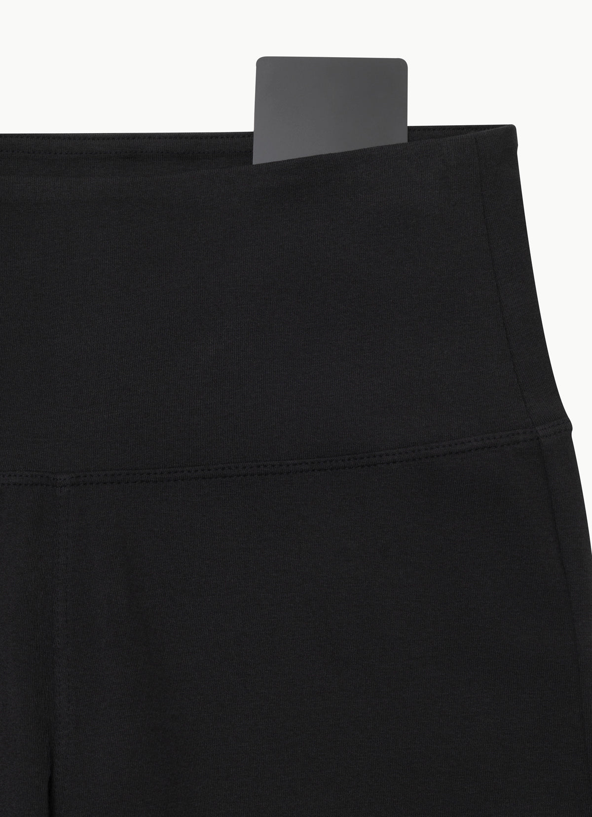 Biker middle pants_Black