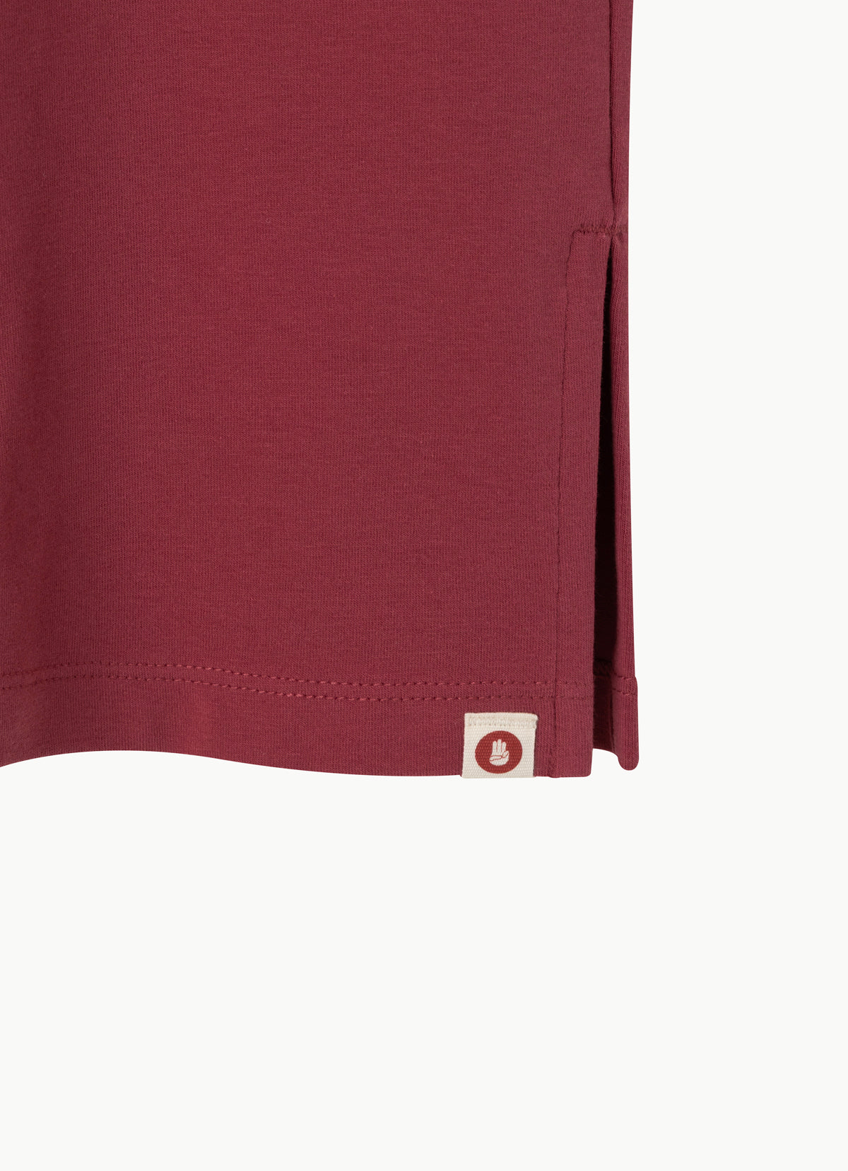 Biker middle pants_Deep Claret