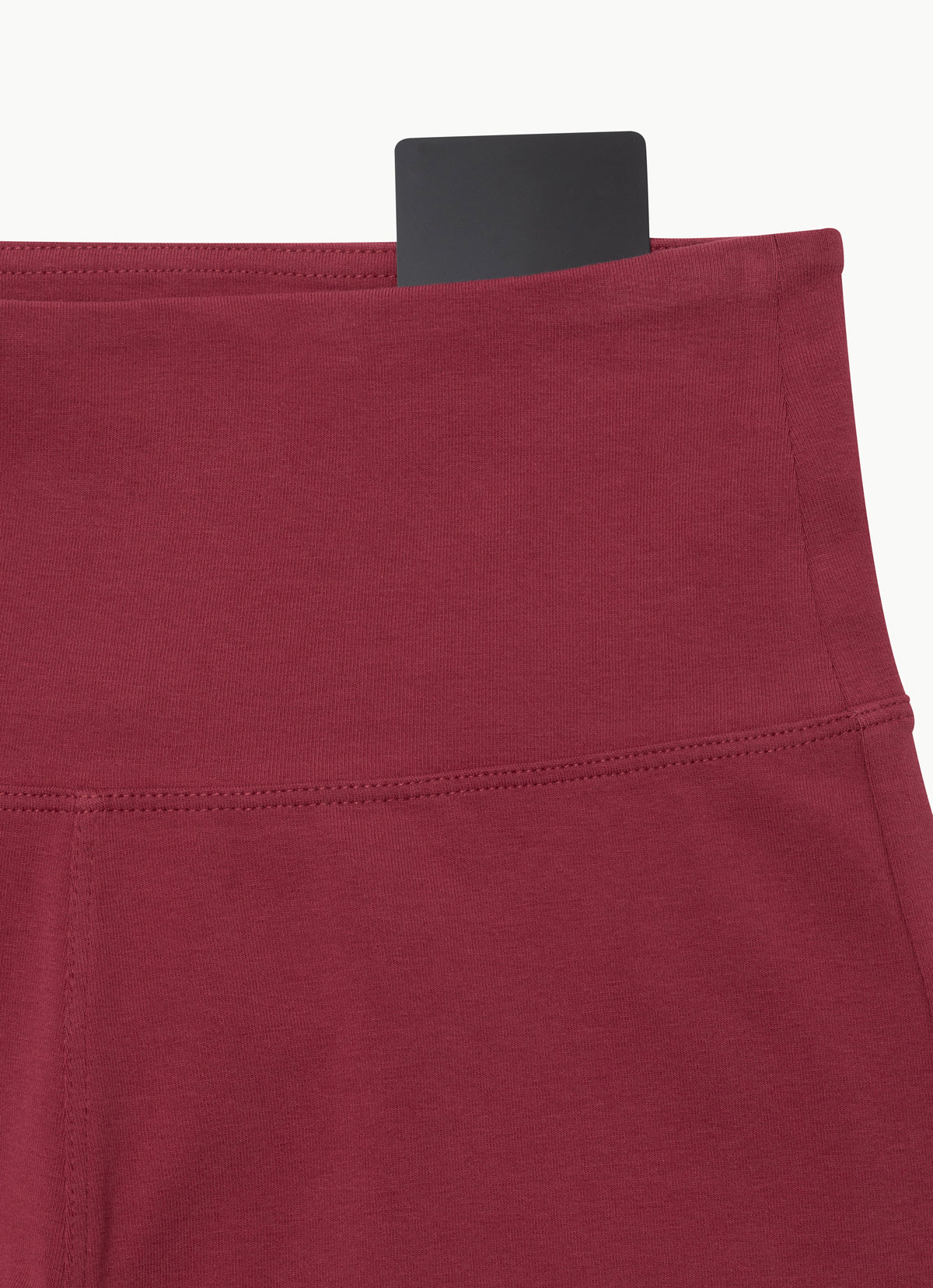 Biker middle pants_Deep Claret