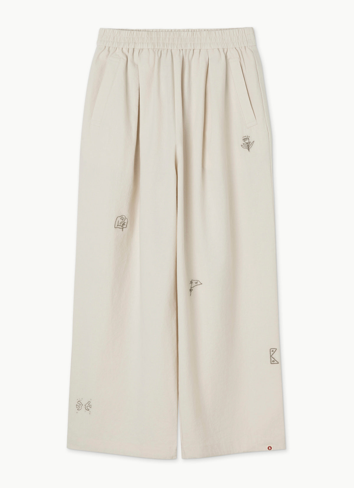 Kasih Wide pants_Bone White