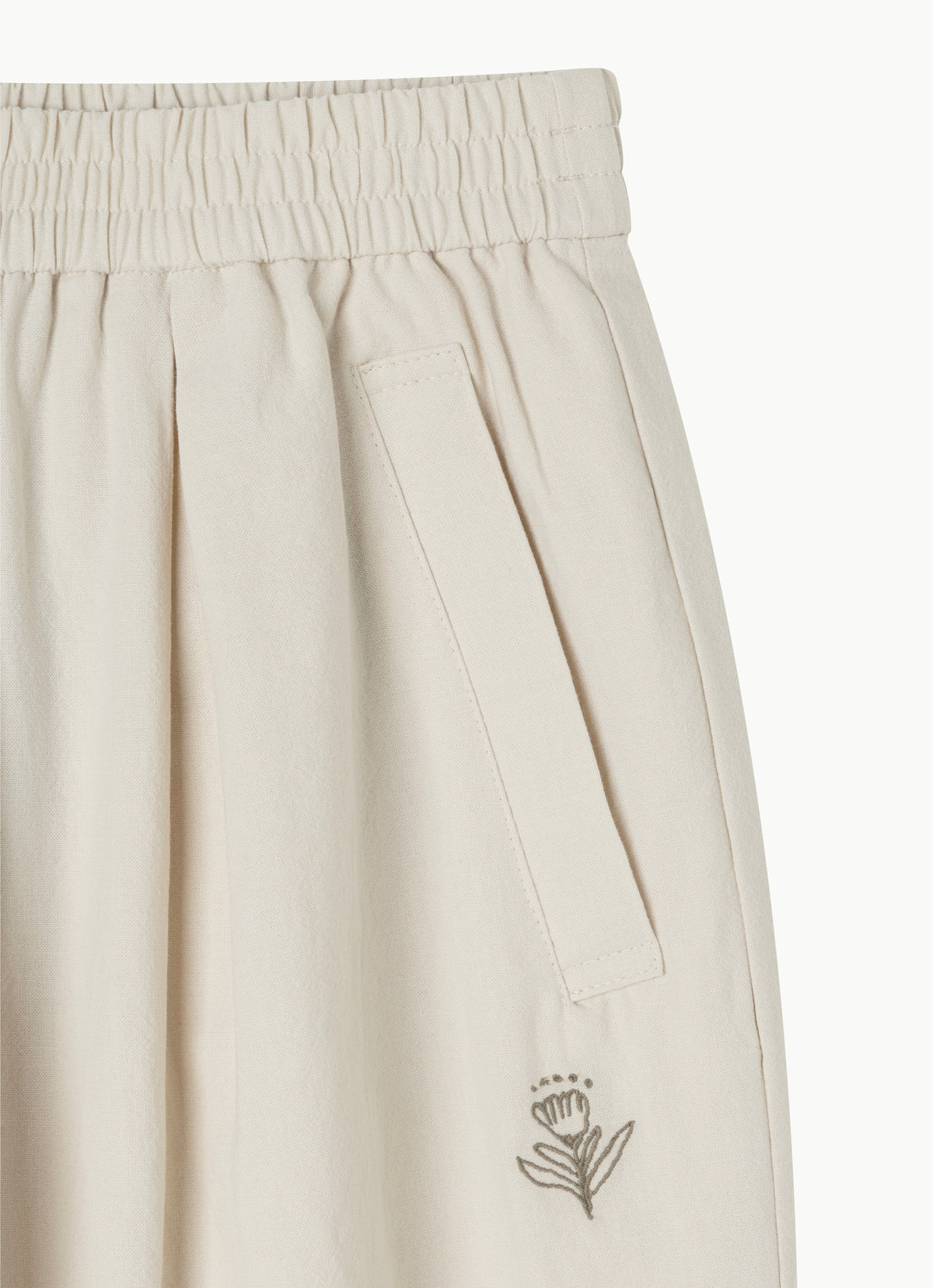 Kasih Wide pants_Bone White
